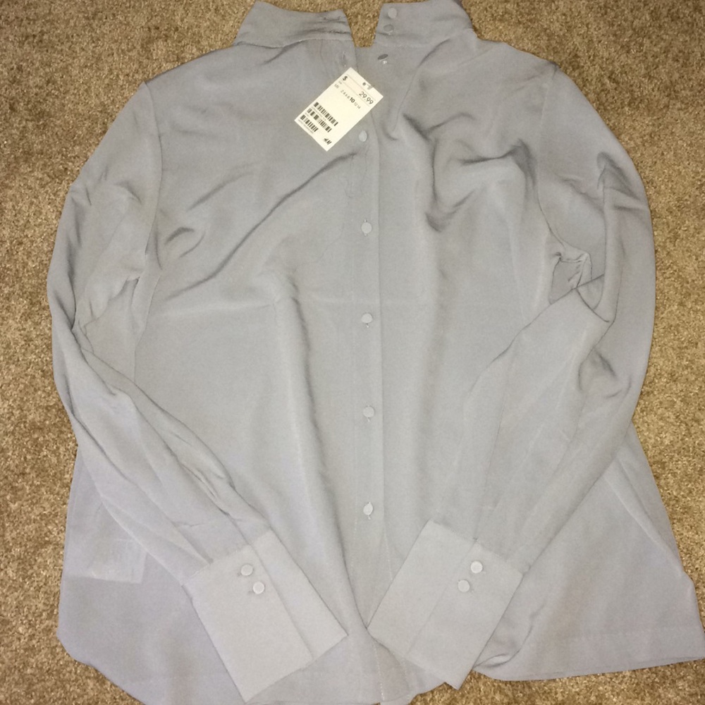 H&M light blue turtleneck NWT